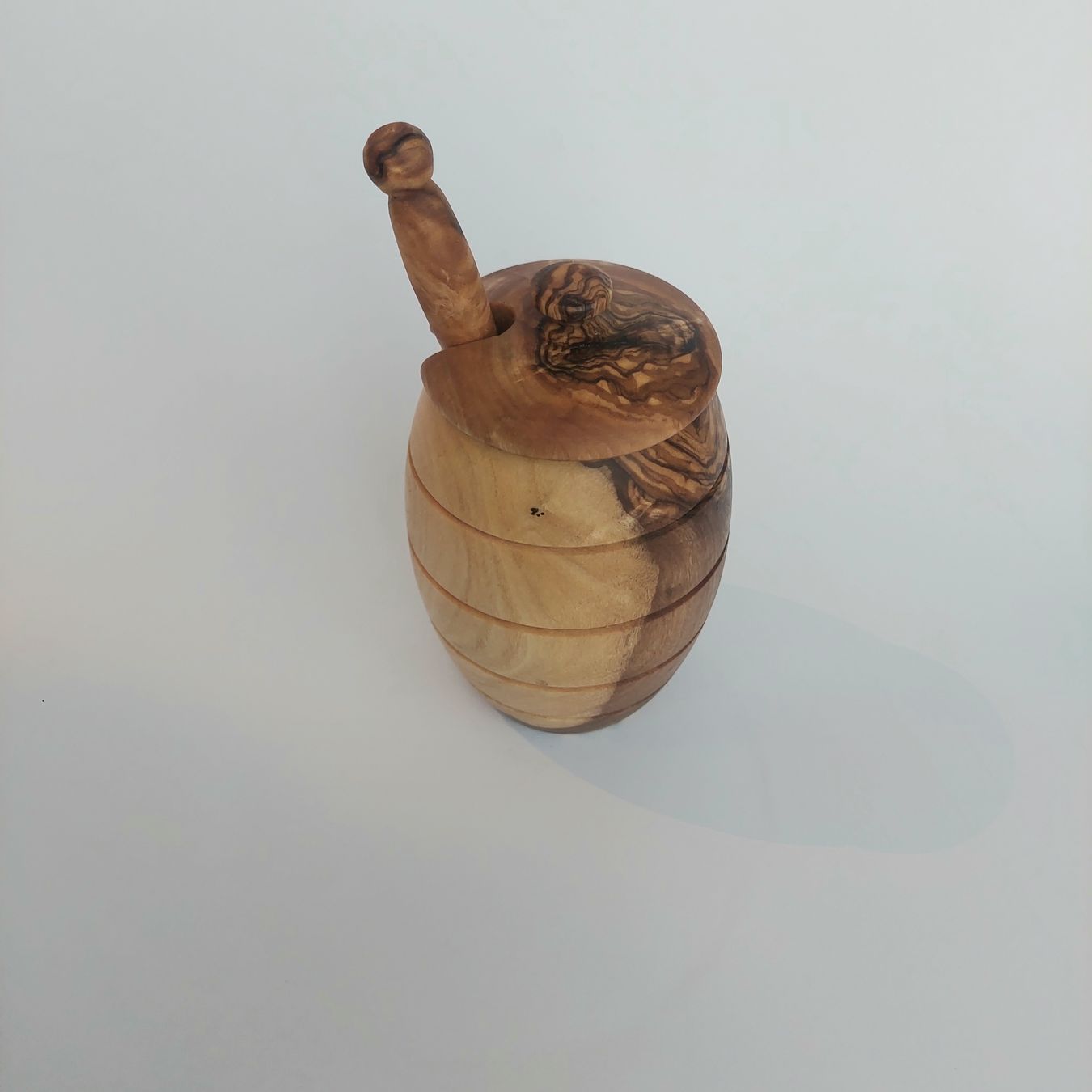 Pentole: Honigtopf aus Olivenholz – Nuovo e nell'imballaggio originale da Hüntwangen venduto da Elyha 1