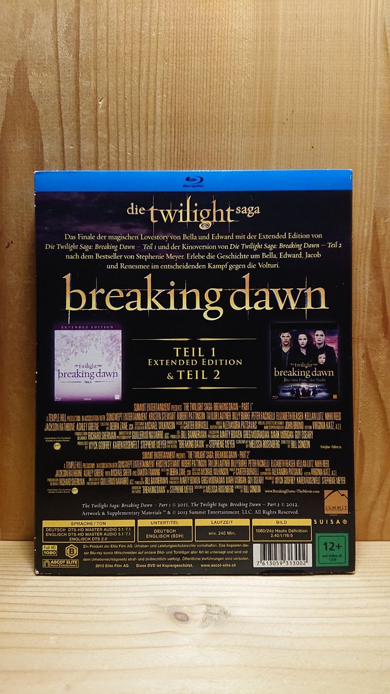 Alle DVDs: DIE TWILIGHT SAGA 1 bis 5 auf Blu-Ray – Gebraucht aus Wilderswil von Exebub 6