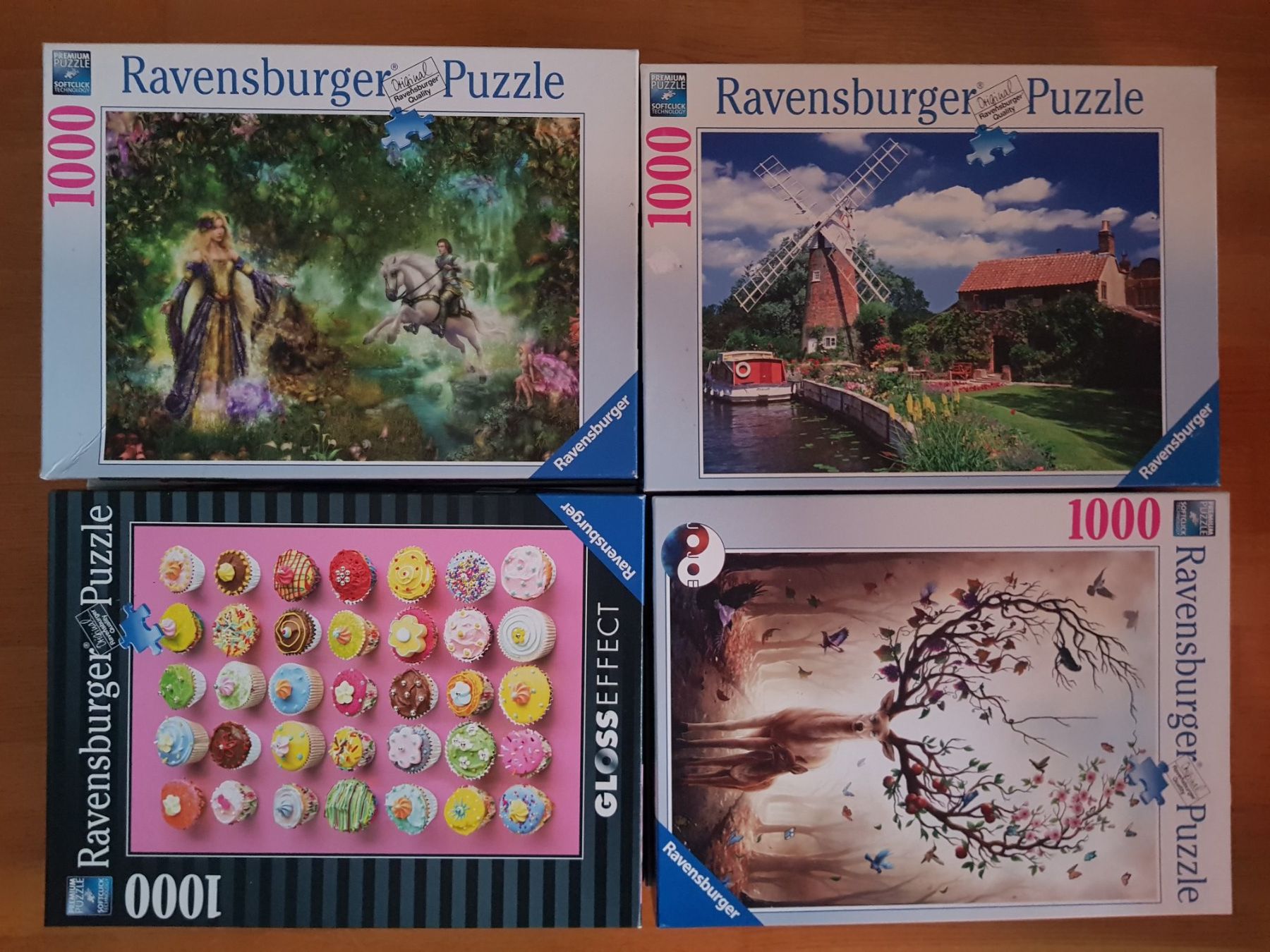 Puzzles: 4 Puzzle von Ravensburger, je 1000 Teile – Gebraucht aus Thalwil von SebastianH01