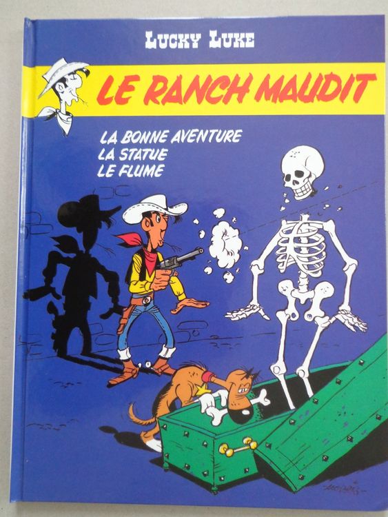 Montre Lucky Luke Pour Enfant - Bracelet Bleu Métal - À Quartz - Neuf Jamais Porté