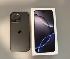 iPhone 16 Pro Max - Black Titanium - 256GB inkl. Zubehör