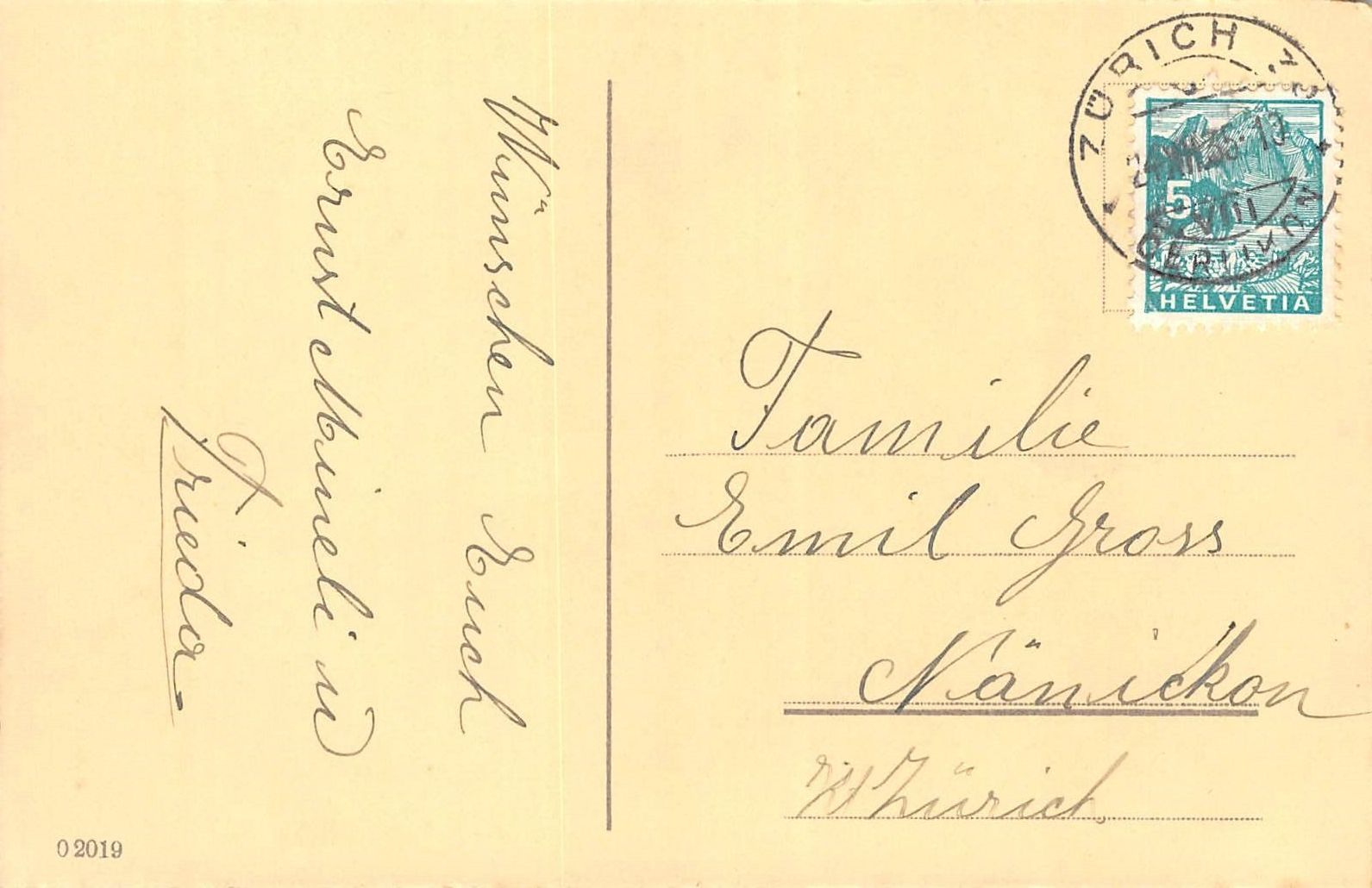 Cartoline postali: Weihnachten, Tannenzweig – Usato da Ottikon b.Kemptth. venduto da Neptun1974 1