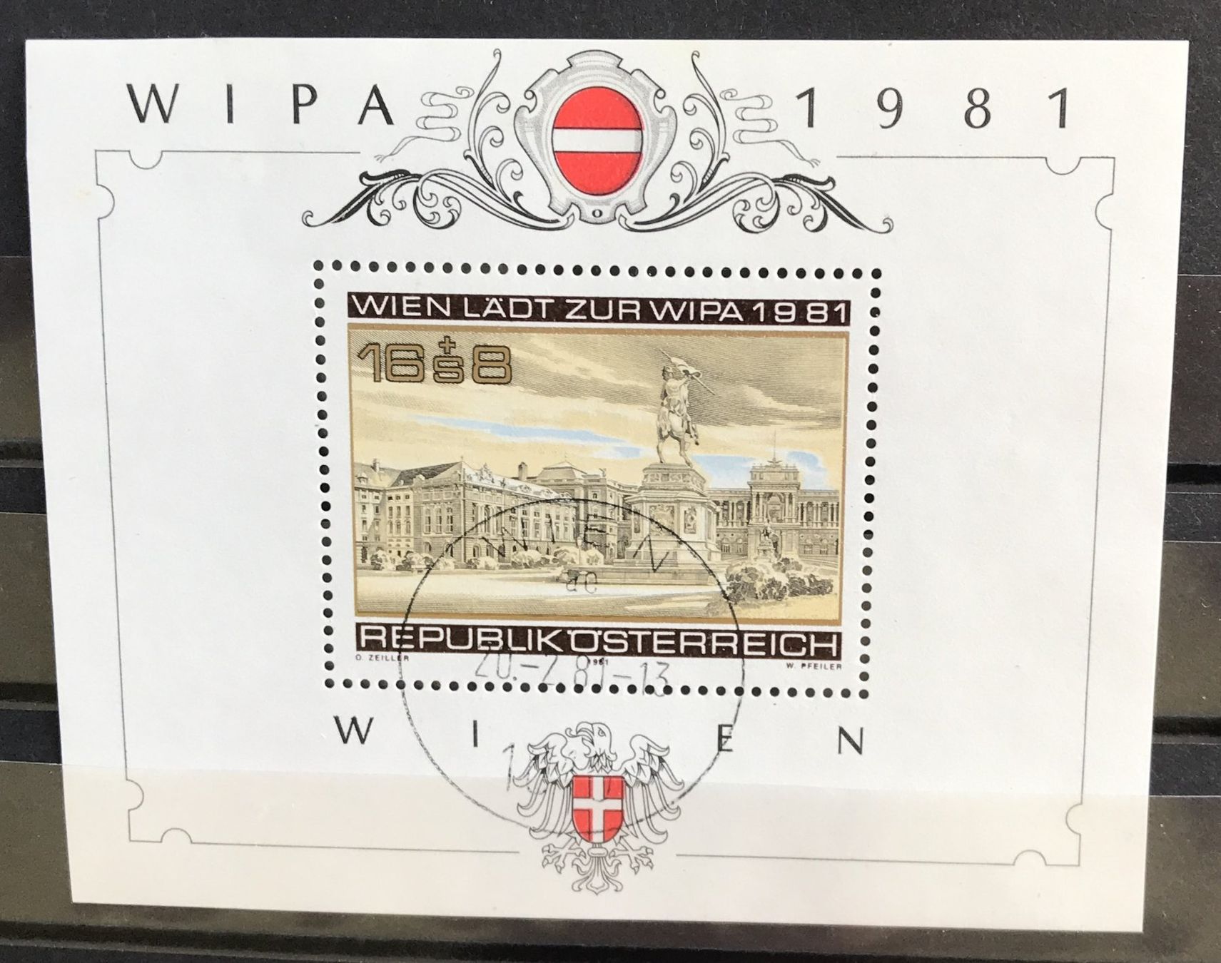 Tous les timbres: WIPA 1981 – D'occasion à Ostermundigen par Kari1937