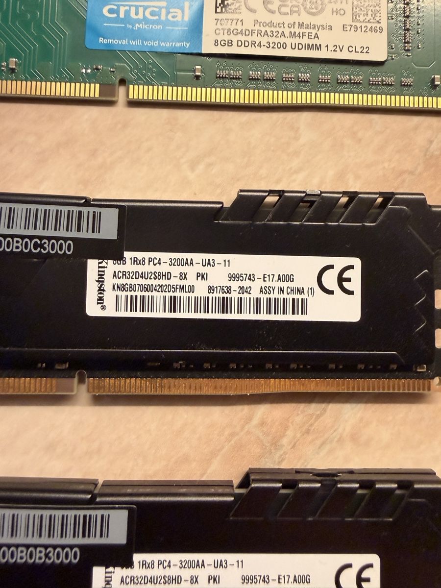 Kingston Memoria / RAM: Memoria Ram da 8Gb ddr4 Hyperx/crucial – Usato da Bioggio venduto da Alexx2003 4