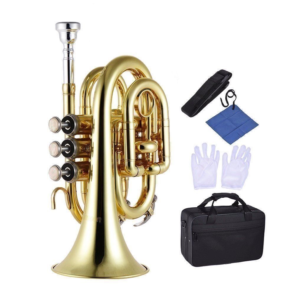 Musikinstrumente: Bb Mini Taschentrompete - Trompete im Koffer Set – Neu und originalverpackt aus Weinfelden von coin-base 3