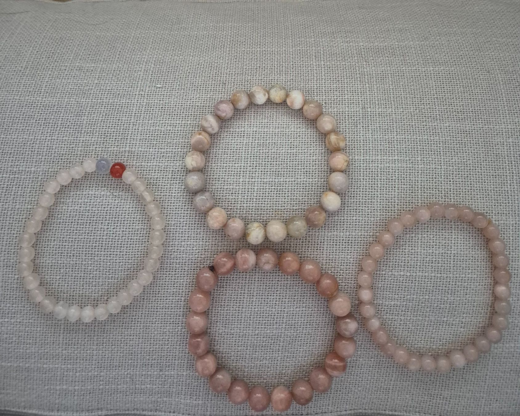 Bracciali & Braccialetti: 4 bracelets pierre de lune – Nuovo (secondo la descrizione) da uvrier venduto da lau_r7w6