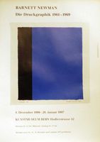 Barnett Newman, Druckgrapfik 1961–1969