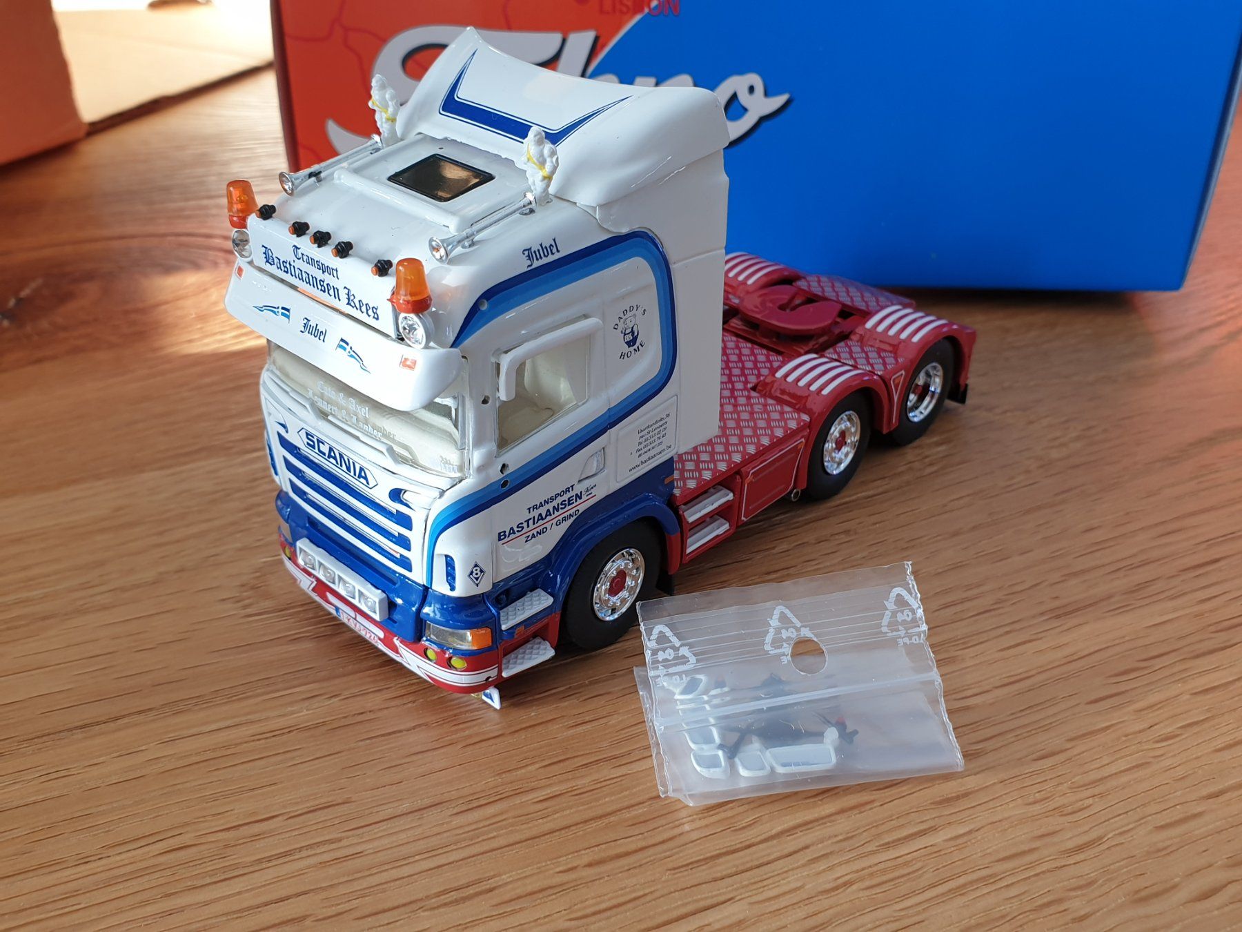 Tekno Kit di modellismo & Modellini statici: Scania Bastiaansen TEKNO Neu – Nuovo e nell'imballaggio originale da Baar venduto da Liebherrbagger 2
