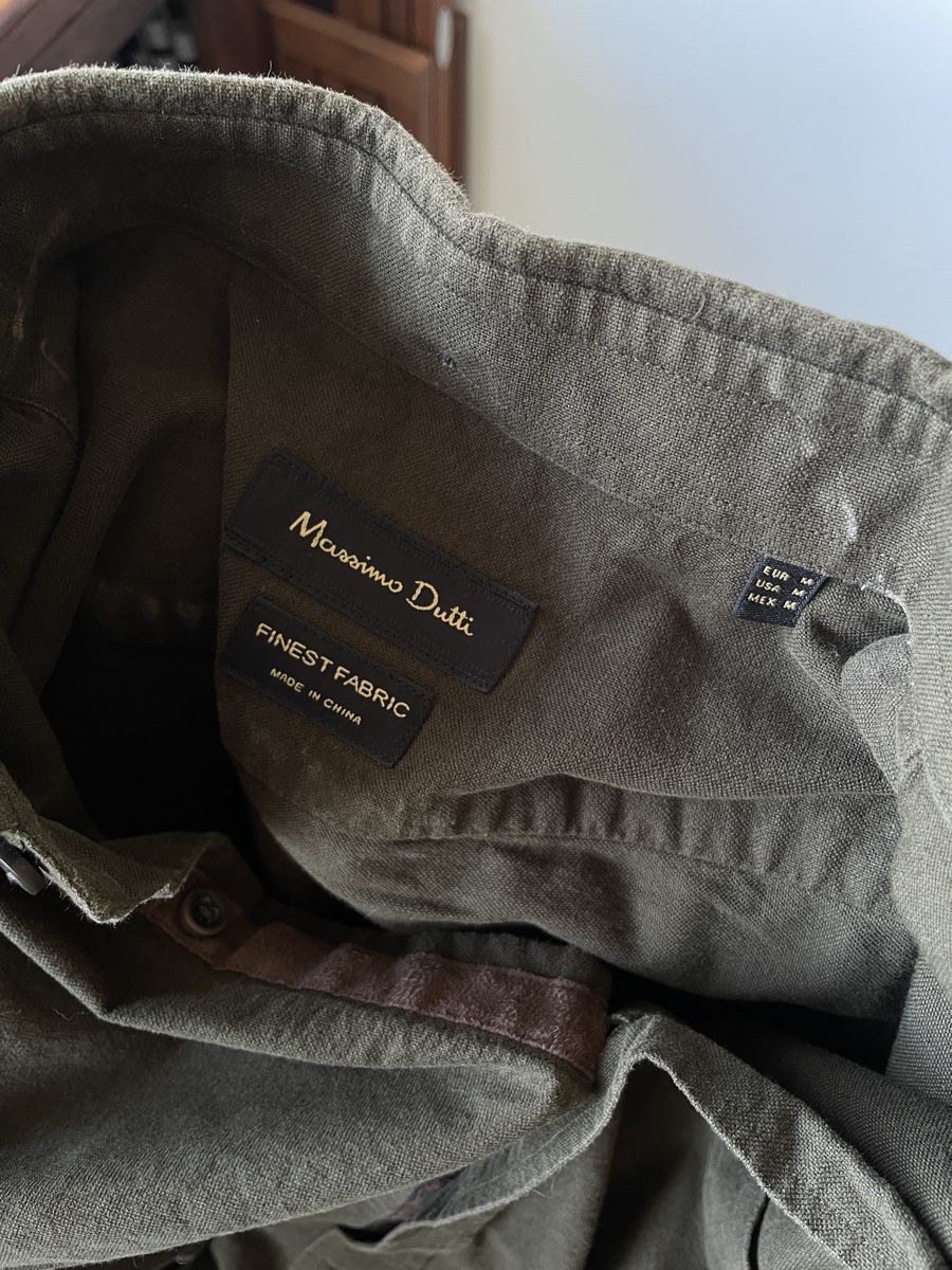 Massimo Dutti Camicie: Chemise Massimo Dutti kaki taille M – Usato da Confignon venduto da MattWen 4