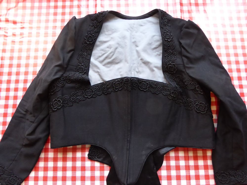 ABEHIK Damen Mittelalter Oberteil Gothic - Langarm Renaissance Bluse Mit Stulpen