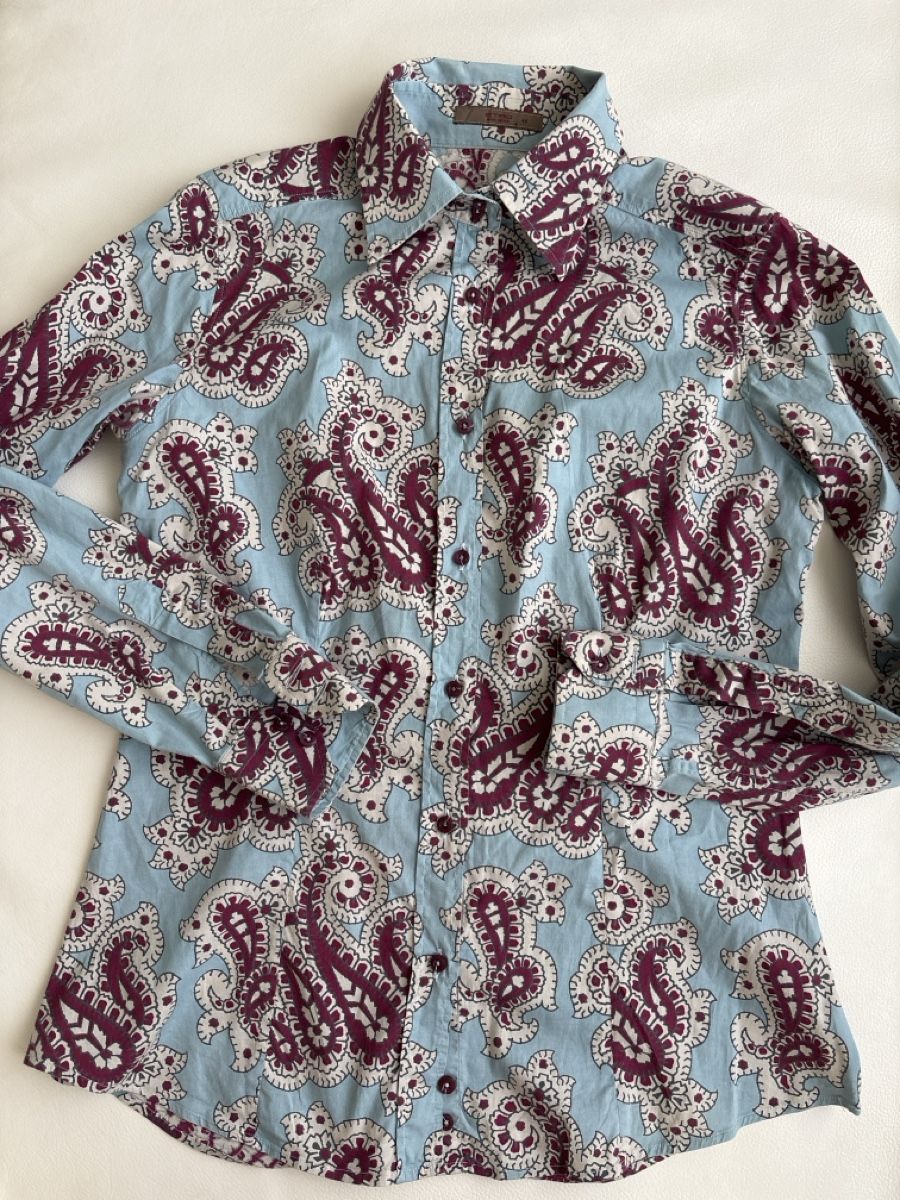 Etro Camicette: Hemd Etro Paisley Muster Grösse 44 – Usato da langenthal venduto da rundholz7 8