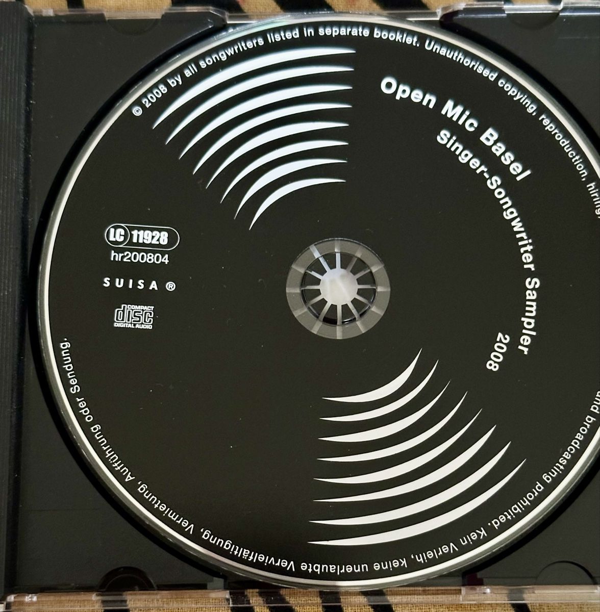 CD: Open Mic Basel - Singer-Songwriter Sampler CD 2008 Top! – Usato da Basel venduto da Cora3 3