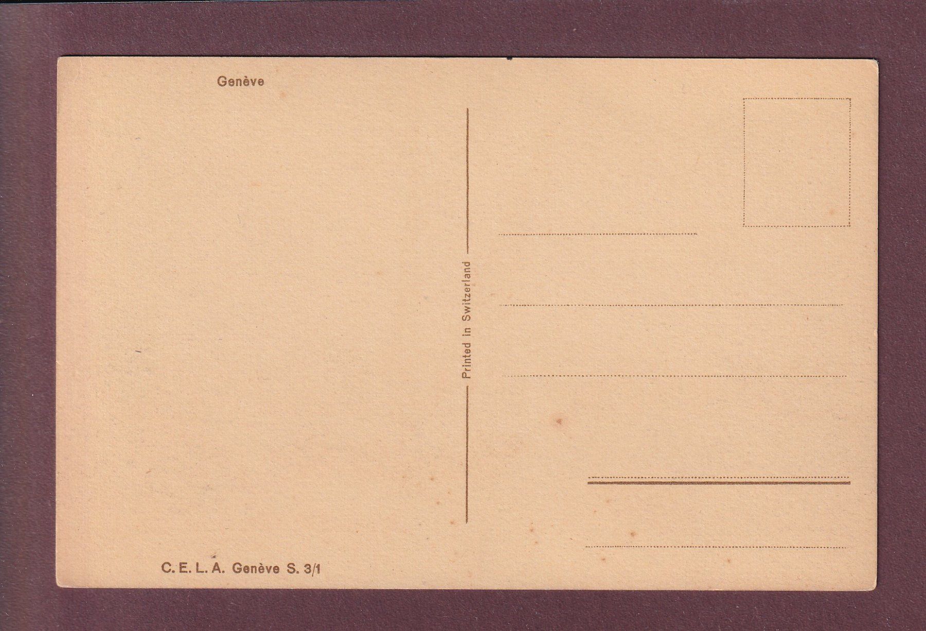 Cartoline postali: BARQUE cochère à GENEVE par Djaneli – Usato da Pully venduto da nicecards 1