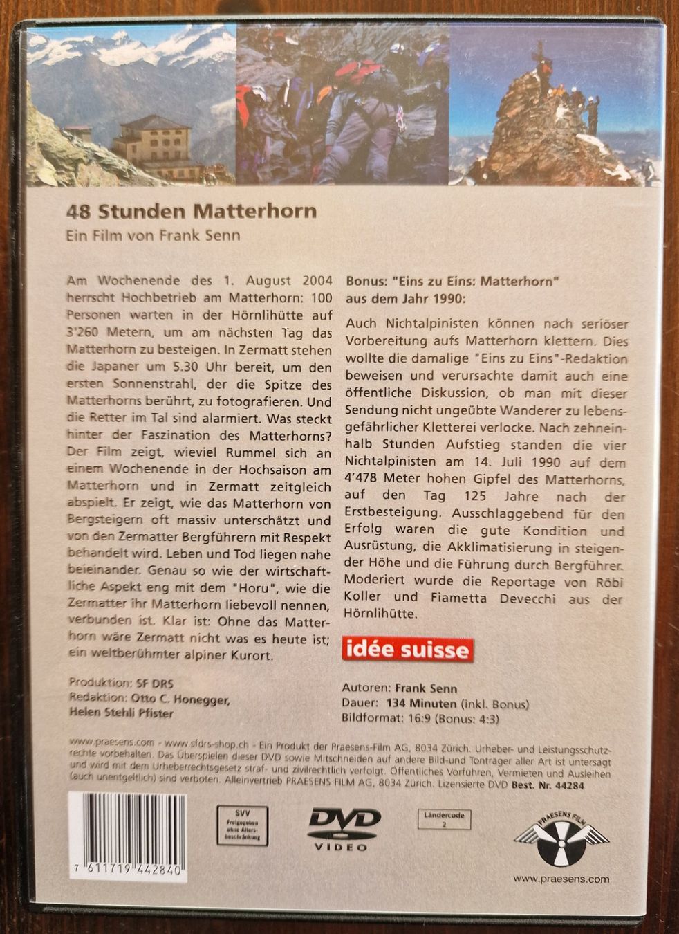 Tutti i DVDs: DVD  -  48 Stunden Matterhorn – Usato da Röthenbach i. E. venduto da Heureka5 1