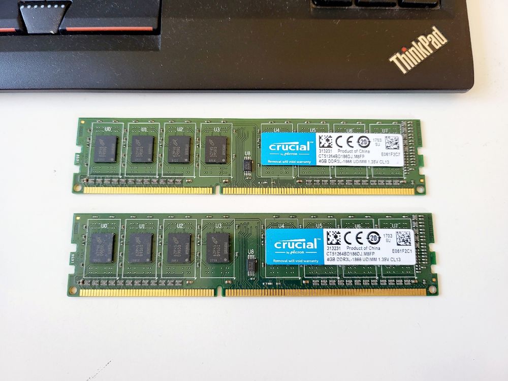 Lotto RAM Crucial DDR3L 1866 MHz SODIMM - 32GB 16GB 8GB 4GB - PC3L-14900 - Foto 2