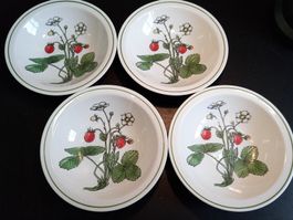 4x IKEA Schüsseln mit Erdbeeren 🍓🌿 Marguerite Walfridson