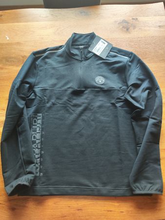 Neues Napapijri Sesano 1/2 Zip Sweatshirt Schwarz