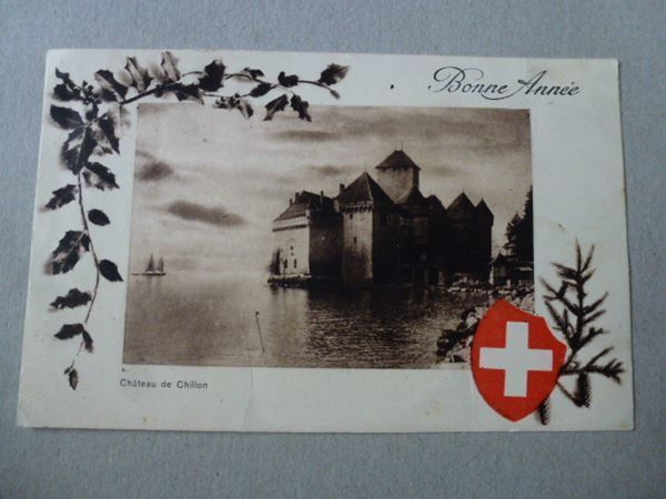 Tous les timbres: Top ++ Karte Chateau de Chillon mit 2x J7 – D'occasion à Walkringen par Casablanca777 2