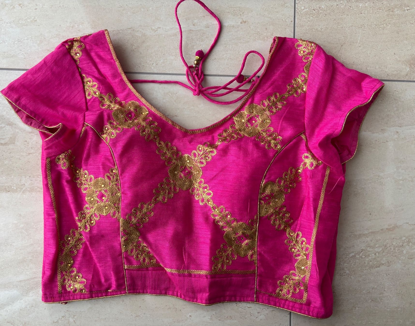 Vestiti: indischer/tamilischer Sari mit Bluse, gelb – Nuovo (secondo la descrizione) da Wichtrach venduto da Alyasahana 2