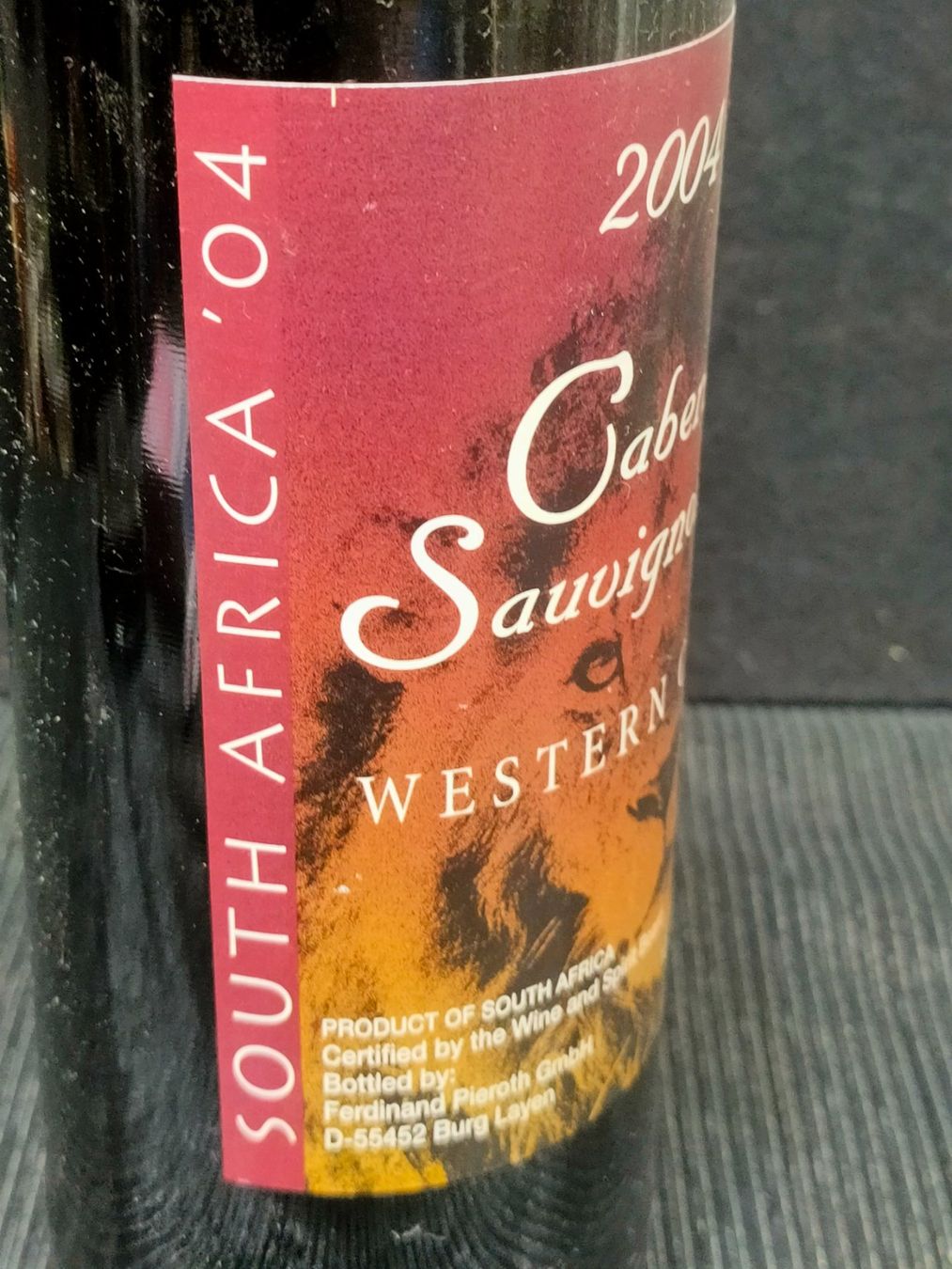 Vino: CABERNET SAUVIGNON WESTERN CAPE 2004 – Nuovo (secondo la descrizione) da Genève venduto da Leboucheoreilles 2