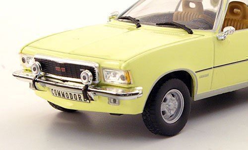 Opel Modellautos: Opel Commodore B GS/E Coupé 1972-1977 gelb / matt- schwarz – Neu und originalverpackt aus Gerlafingen von espero88 5