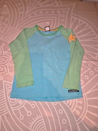 Langarmshirt Villervalla organic Cotton Grösse 110.