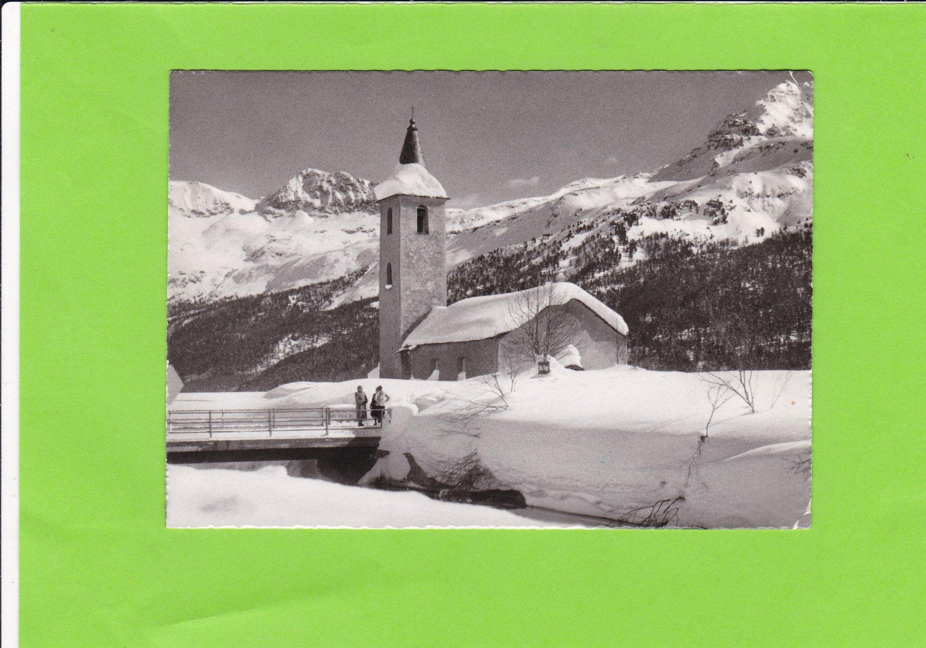 Cartoline postali: Sils-Baselgia, das Kirchlein – Usato da St. Peterzell venduto da neckertal