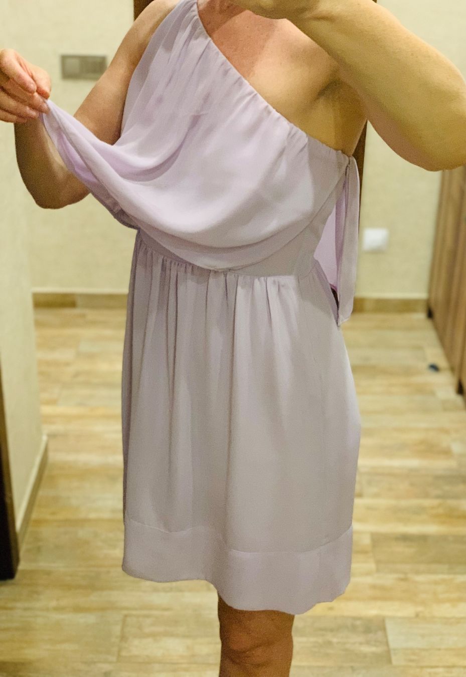 Massimo Dutti Vestiti: Massimo Dutti Lilac One-Shoulder Dress - Size 38 – Usato da Oberwil b. Zug venduto da fis_2wtq 2