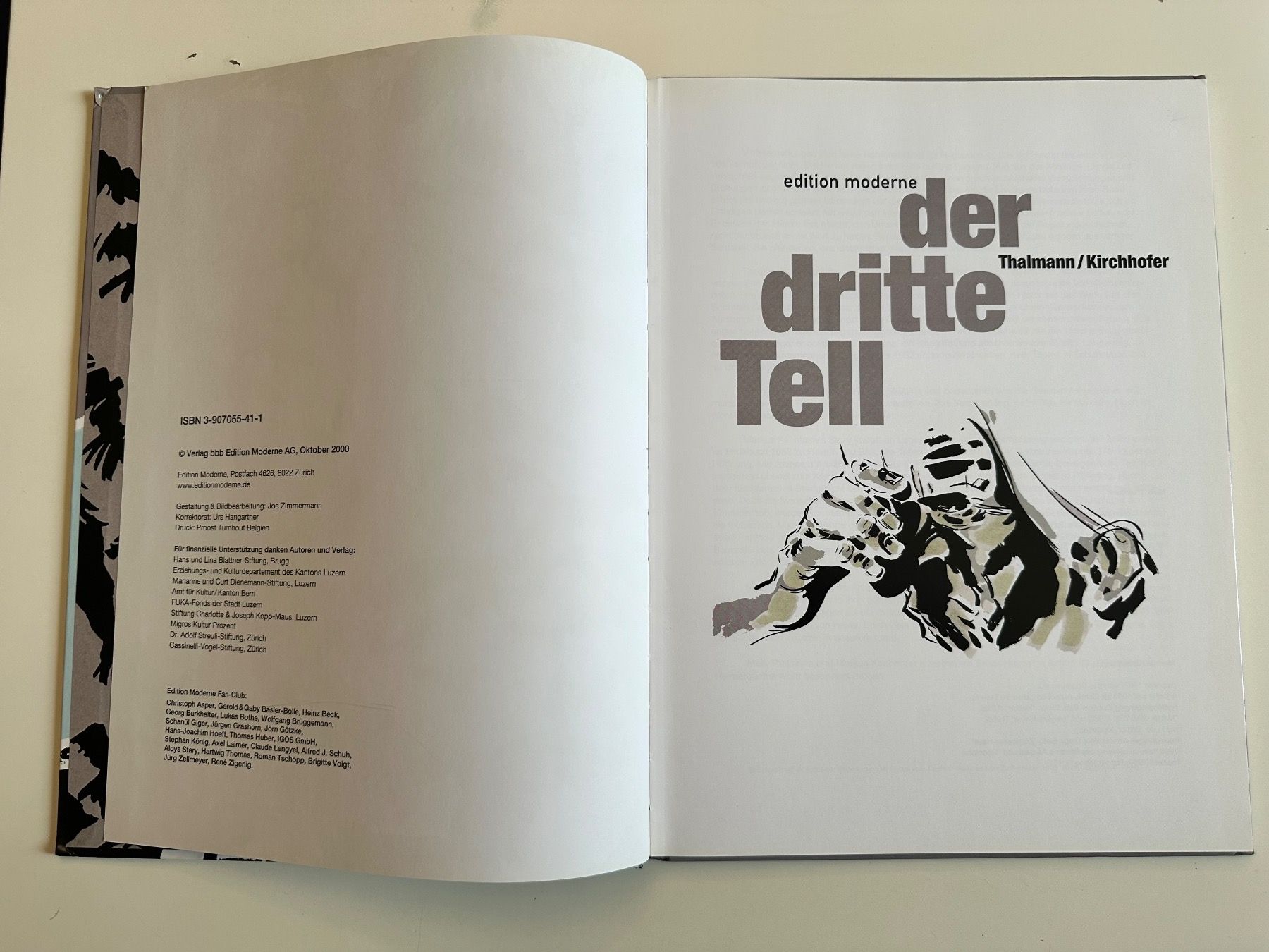 Fumetti: DER DRITTE TELL - EDITION MODERNE -  HARDCOVER – Usato da Münsingen venduto da Ganjam 3