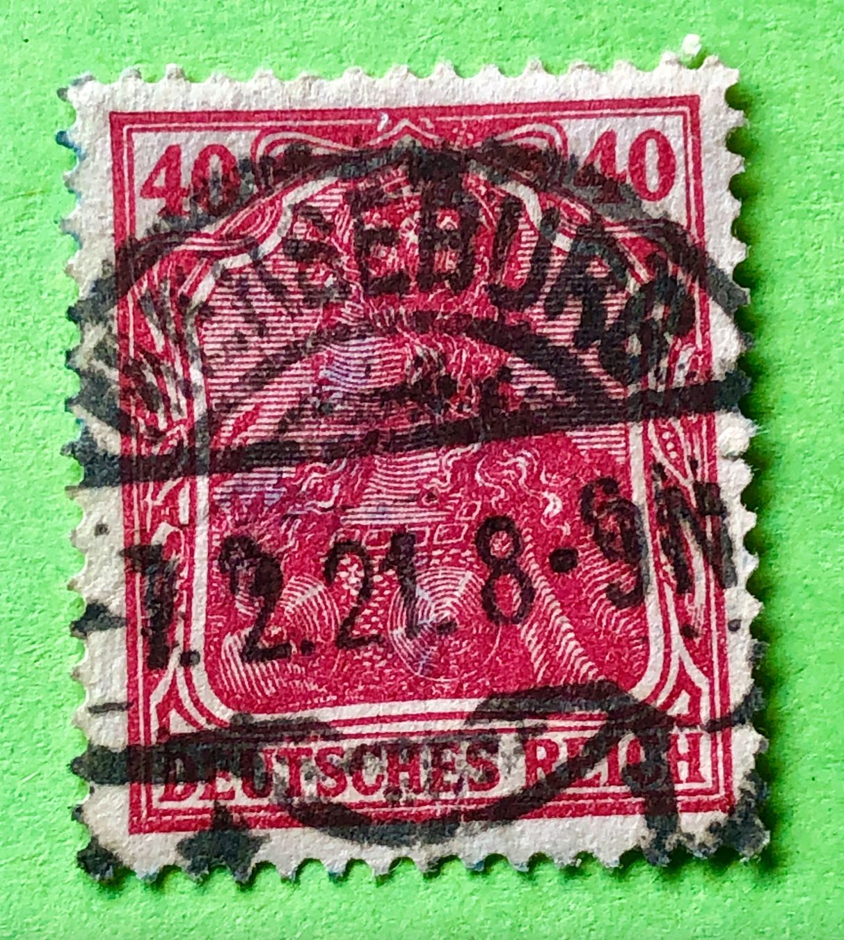 Tutti i francobolli: Briefmarken aus Deutsches Reich gestempelt   – Usato da Aarau venduto da Angi-007