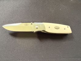Klappmesser Fällkniven PXL Elfenbein Micarta guter Zustand