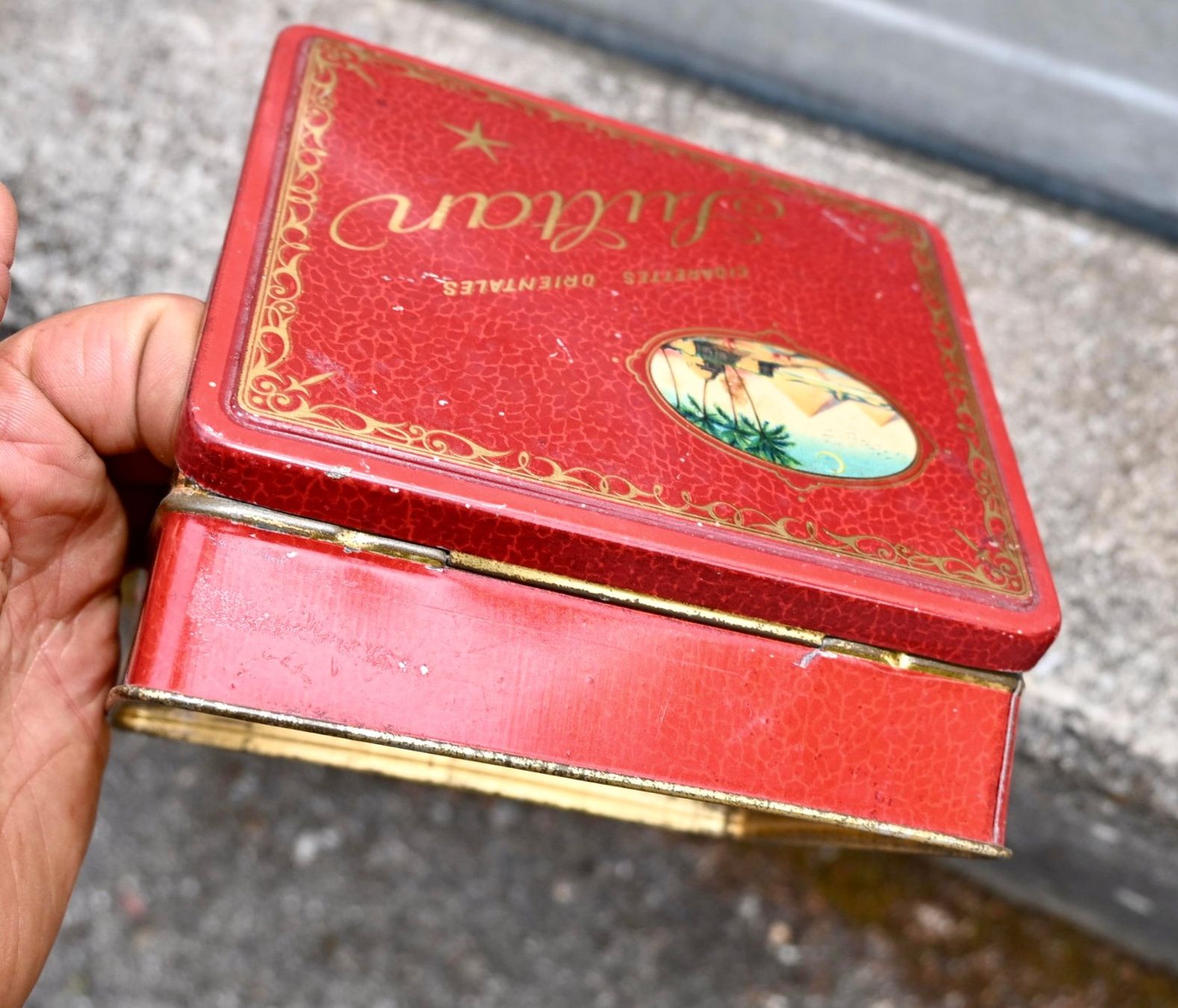 Dosen: antike BLECHDOSE Sultan GERBER & Cie ZURICH – Gebraucht aus Pfaffhausen von mono_rec 5