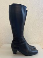 STIEFEL KNIE - LEDER - GR. 38 schwarz - Alberto Feramano