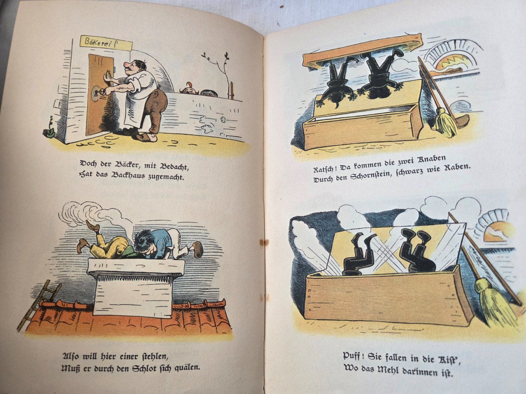 Libri: Wilhelm Busch   Max und Moritz eine Bubengeschichte 1943 – Usato da Bettingen venduto da Wedgetail-Eagle2 4