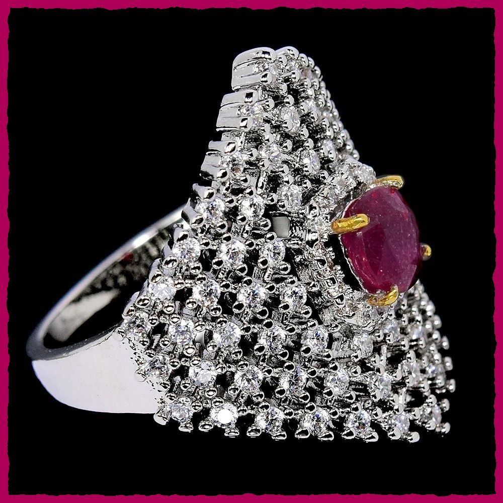 Anelli: Bezaubernder Ring mit Rubin 925 Silber – Nuovo e nell'imballaggio originale da Oberglatt ZH venduto da Diamond-Girl 2