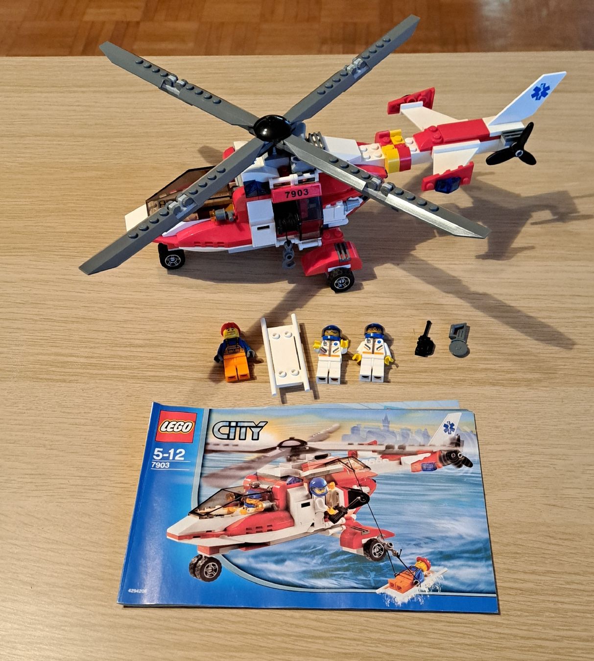 Lego Kit di costruzioni: LEGO City 7903 - Rettungshelikopter – Usato da Wolfhausen venduto da Reto831