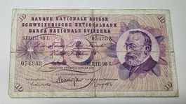 Suisse 10 Fr. 06.01.1977 Serie 98 L