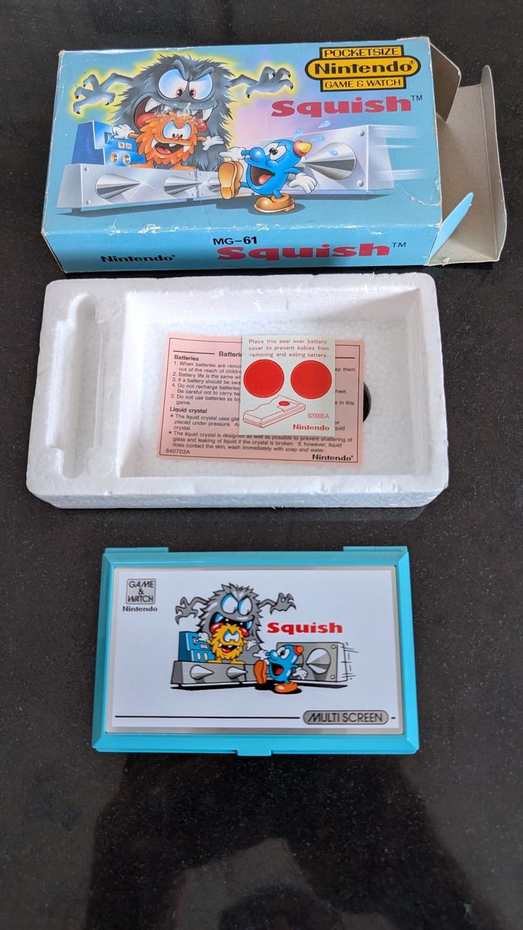 game&watch Konsolen: SQUISH - NINTENDO GAME & WATCH – Gebraucht aus Spiegel b. Bern von Natix 6