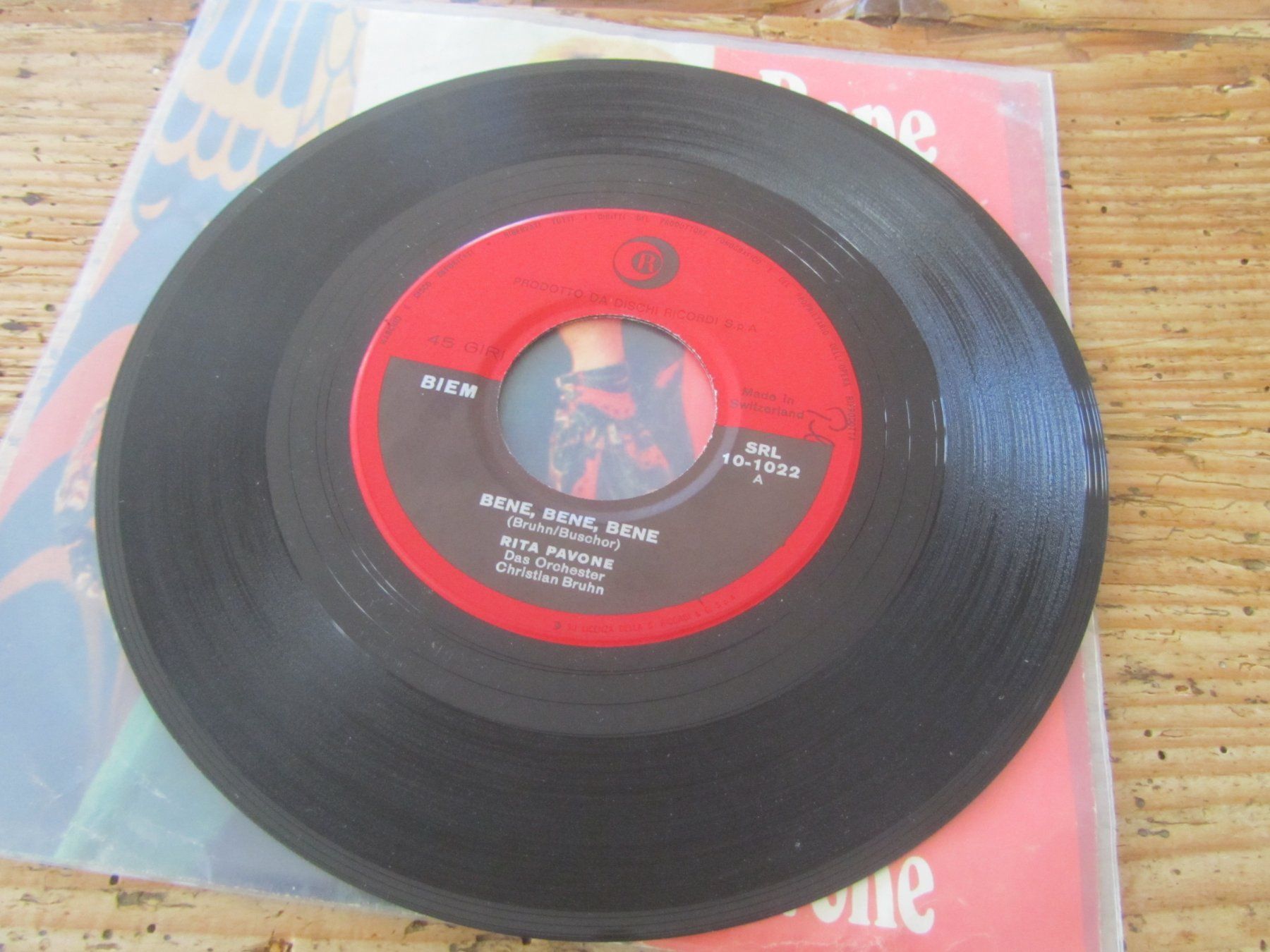 Dischi in vinile: Rita Pavone - Bene Bene - Single – Usato da Seengen venduto da mikelele 1