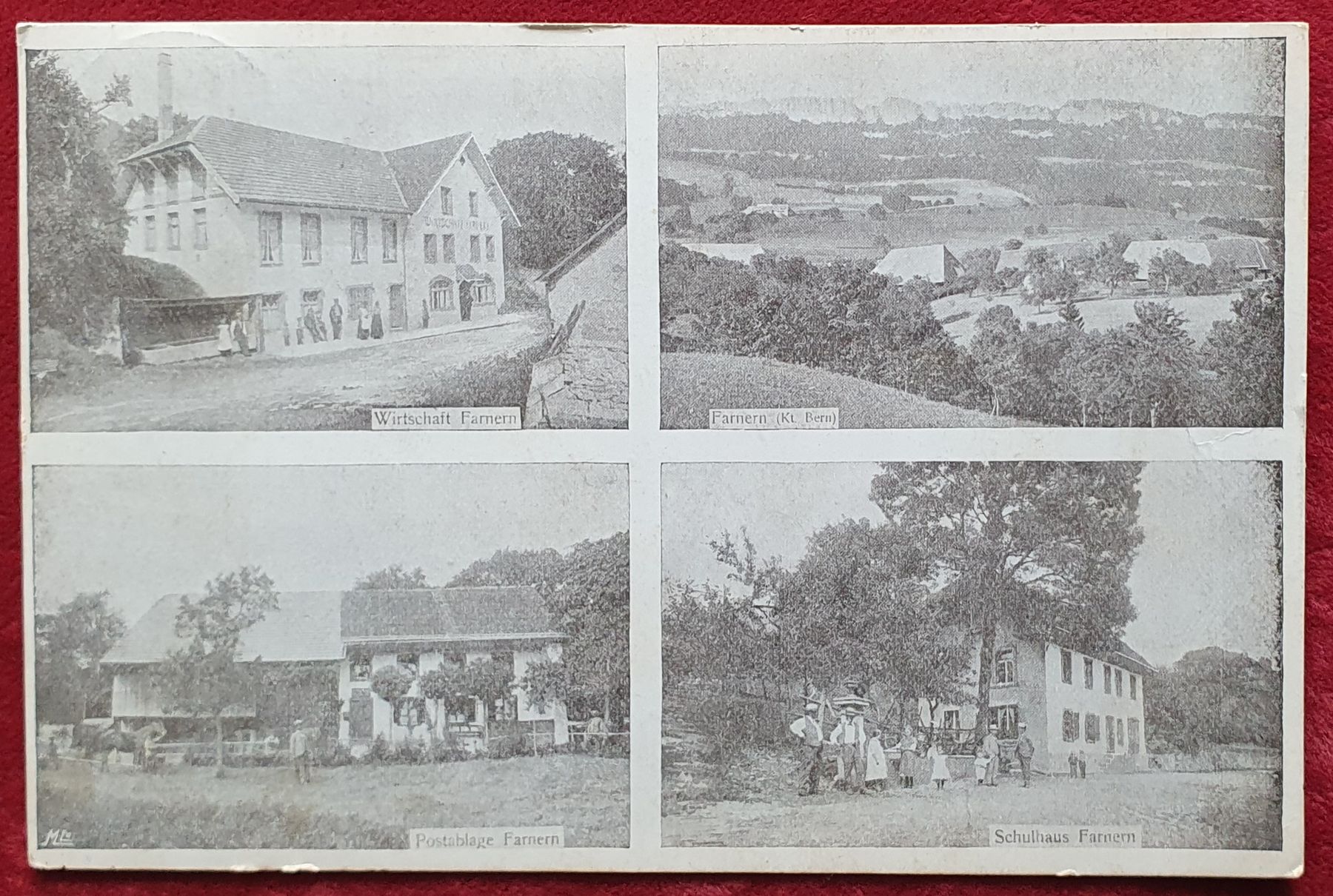 Cartoline postali: Farnern 1921 - 4 Ansichten – Usato da Kreuzlingen venduto da Rschweiz1