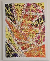 peinture abstrait dripping ❤️