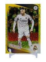 FEDERICO VALVERDE /299 Topps UCC 2025/26 Yellow Real Madrid