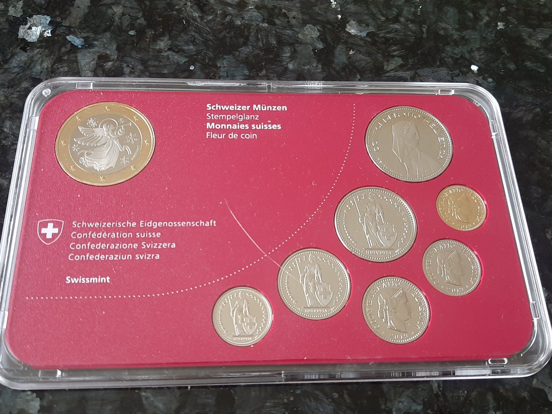 Alle Münzen: Weihnachtsmünzsatz 2019 - stgl/fdc, rr – Neu und originalverpackt aus Bern von maximus365 2