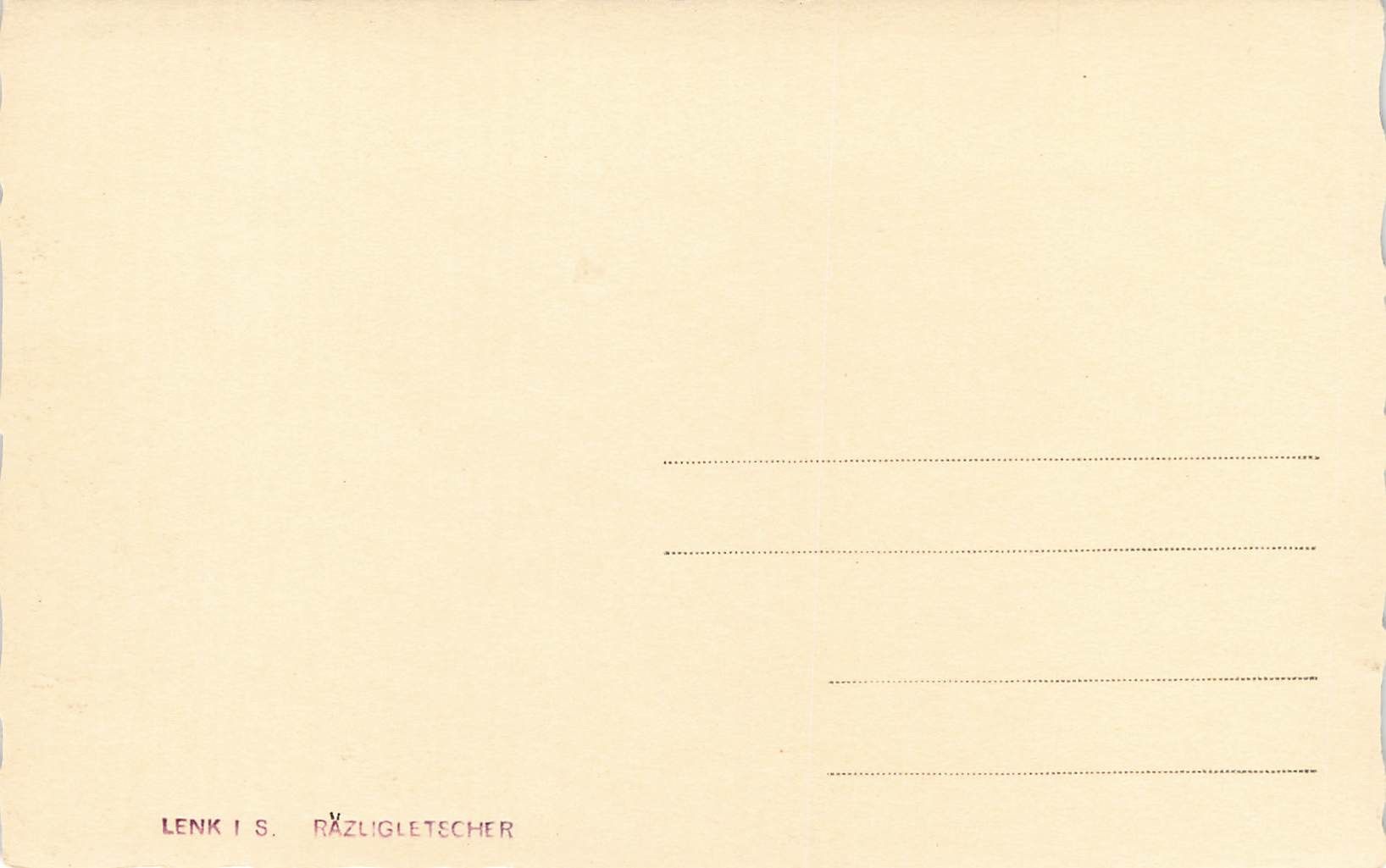 Cartoline postali: Lenk BE Räzligletscher Gletscher Alpen – Usato da Biasca venduto da Blenio71 1