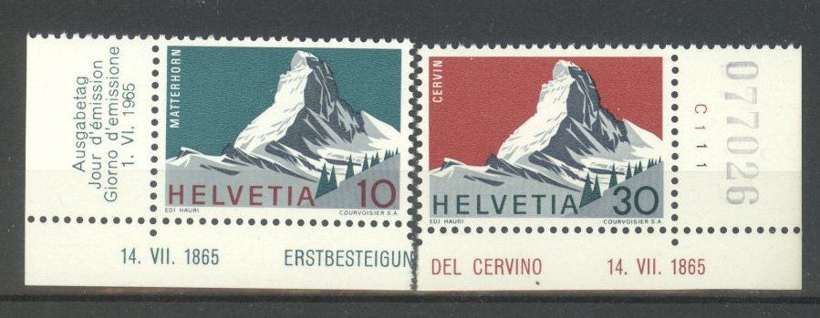 Tutti i francobolli: 1965, Sondermarken Schweizer Alpen ** – Usato da Willisau venduto da Vollstempel