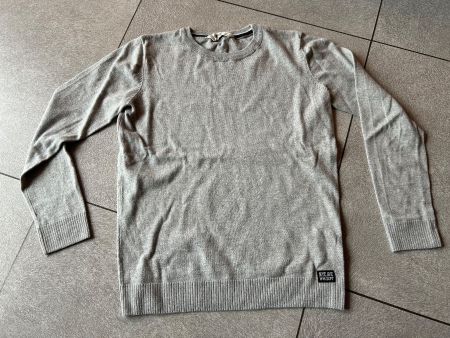 Pull léger printemps gris gr. 146 - 152