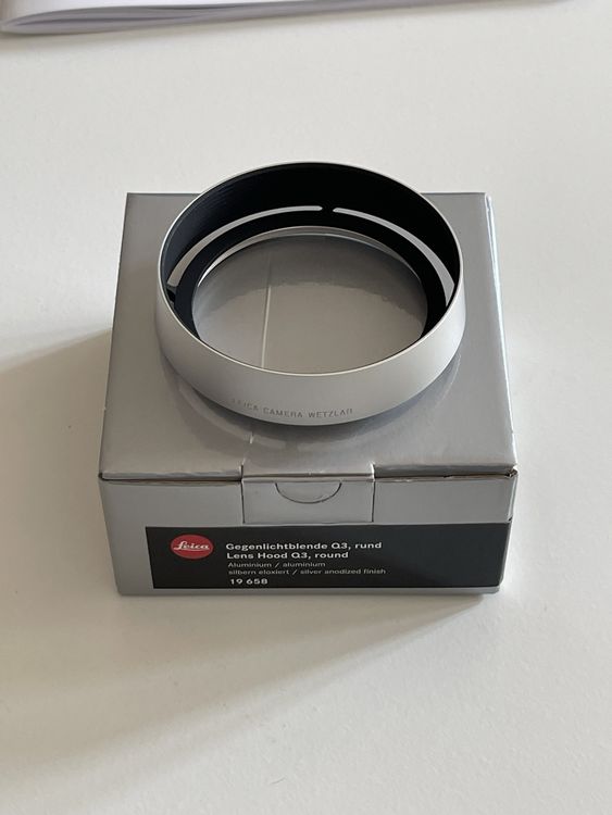 Pare-Soleil Pour Leica Q3 43 – Avec Filtres CPL Et Black Mist – Rabattable, Aluminium CNC – Accessoire Photo Pro
