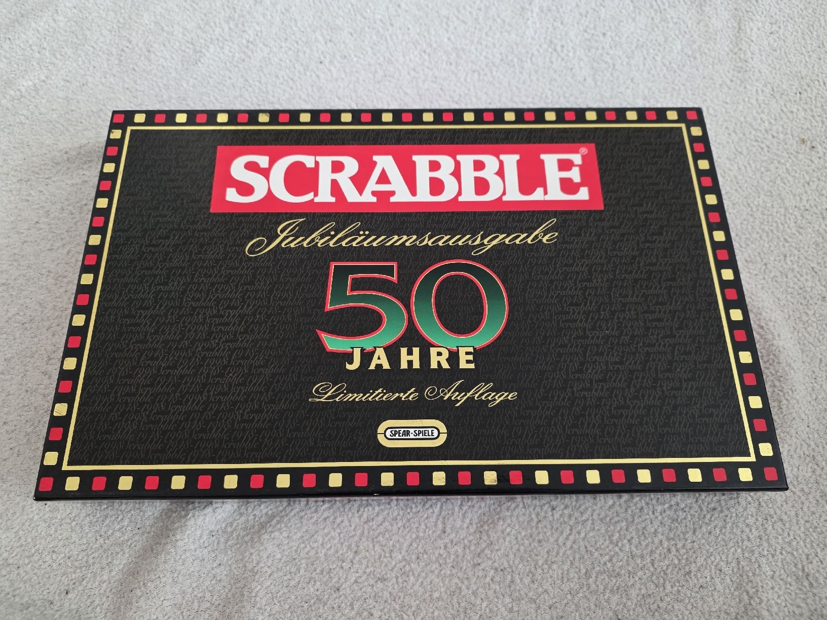 Giochi: Scrabble Jubiläumsausgabe, 50 Jahre – Usato da Dorf venduto da Echo_Elements