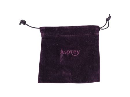 ASPREY LONDON Samtbeutel klein