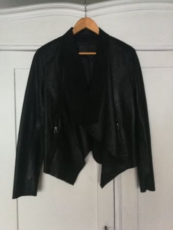 Lederjacke Blazer Cardigan Gr. 38 / M